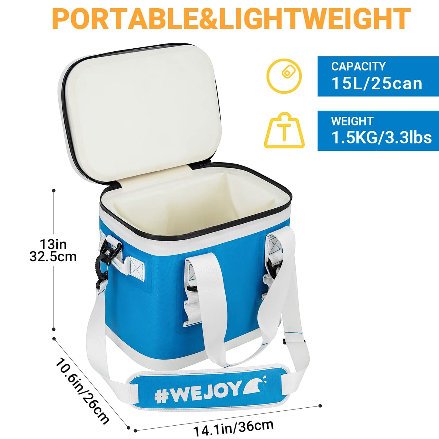WEJOY Insulated Camping Cooler Bag