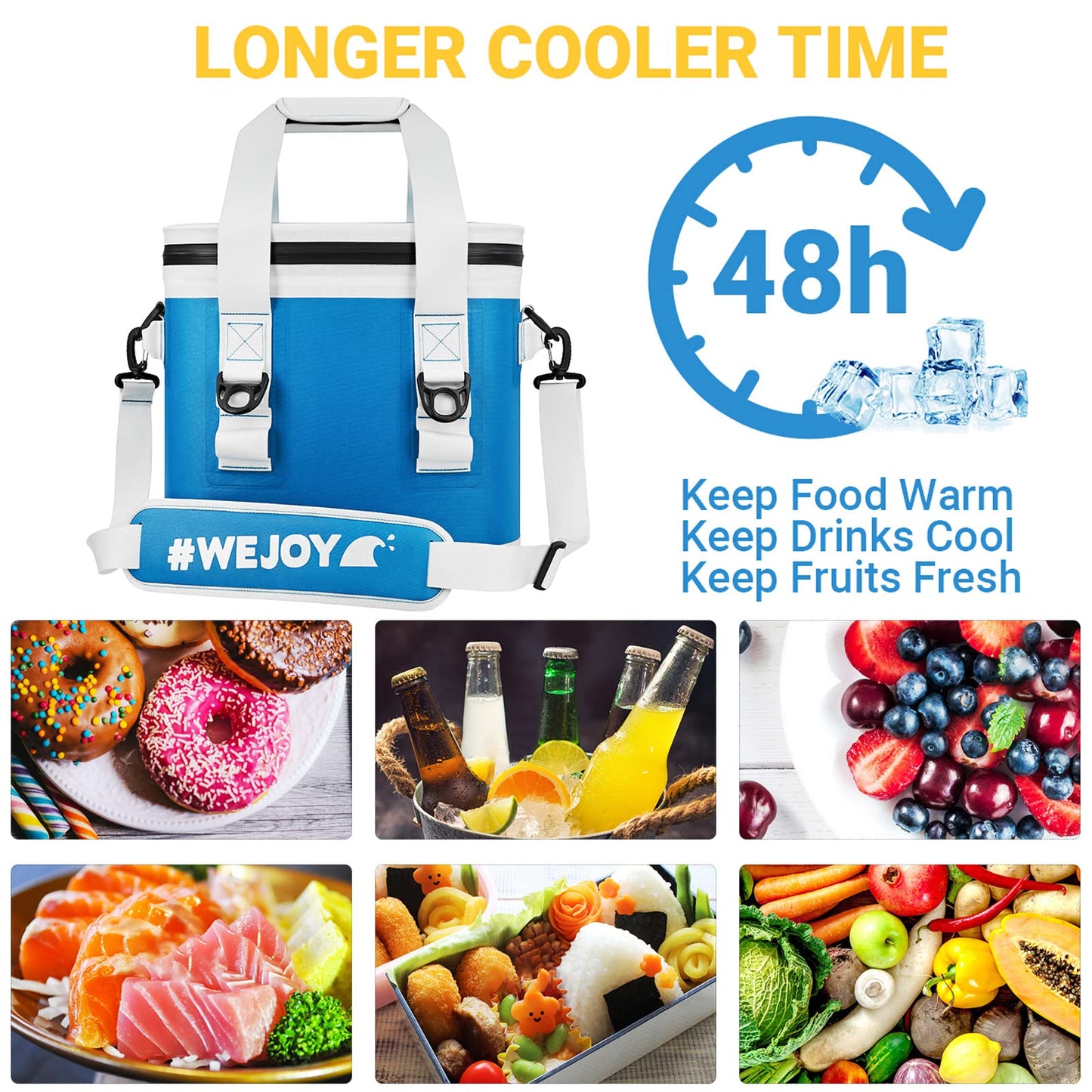WEJOY Insulated Camping Cooler Bag