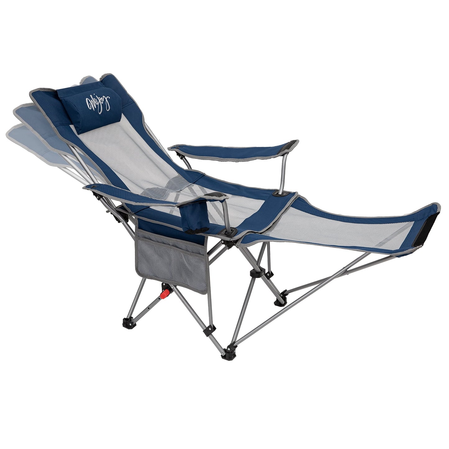 WEJOY Convertible Reclining Outdoor Lawn Chair with 3 Adjustable Positions