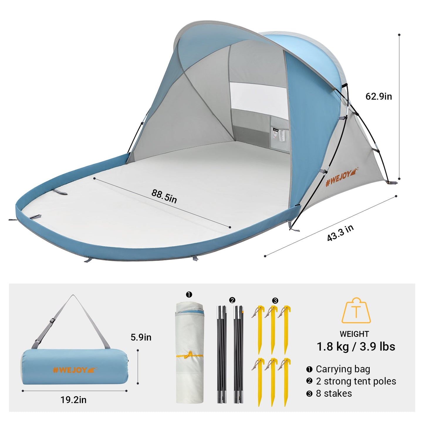 WEJOY WHITSUNDAYS Beach Tent