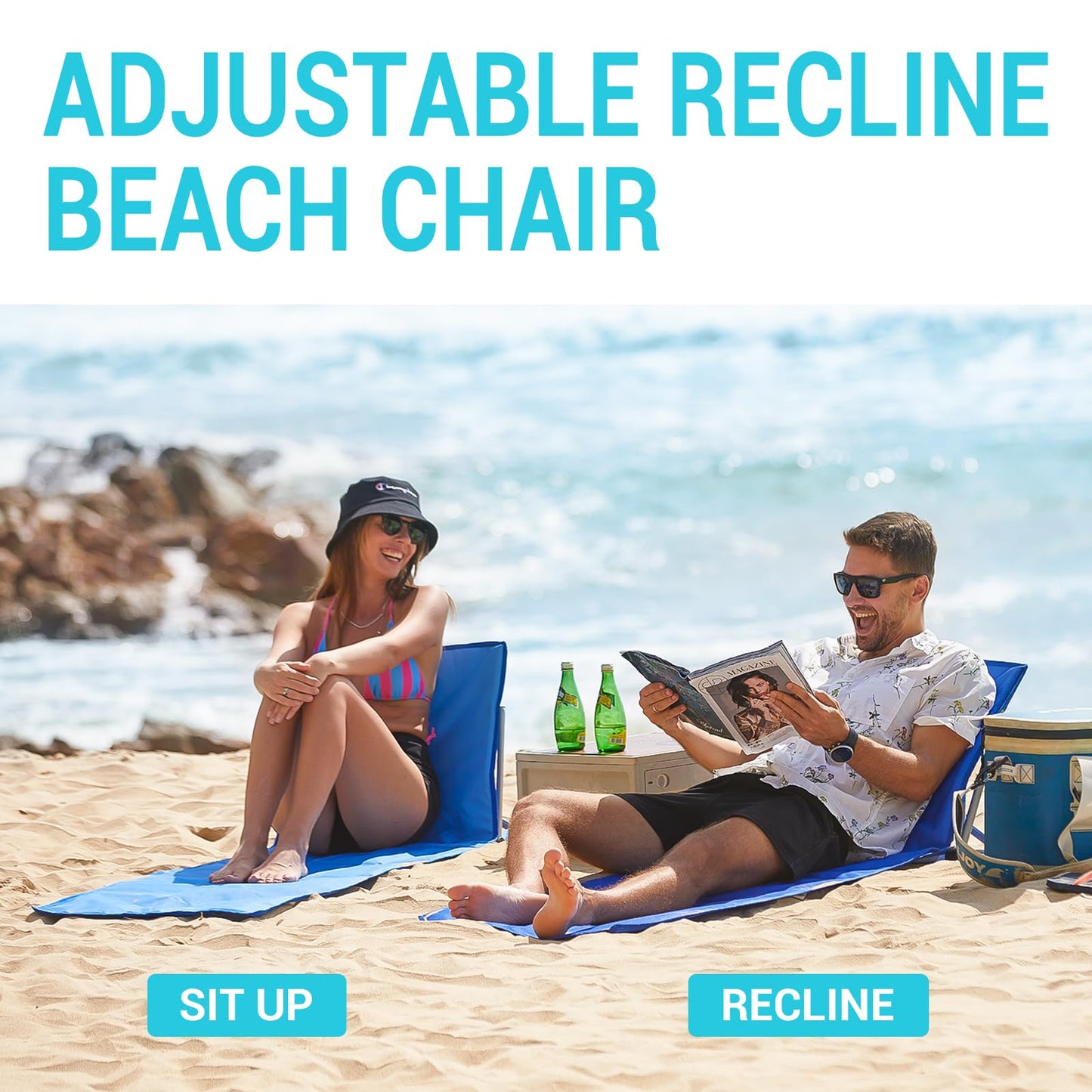 WEJOY Beach Floor Lounge Chair Mat