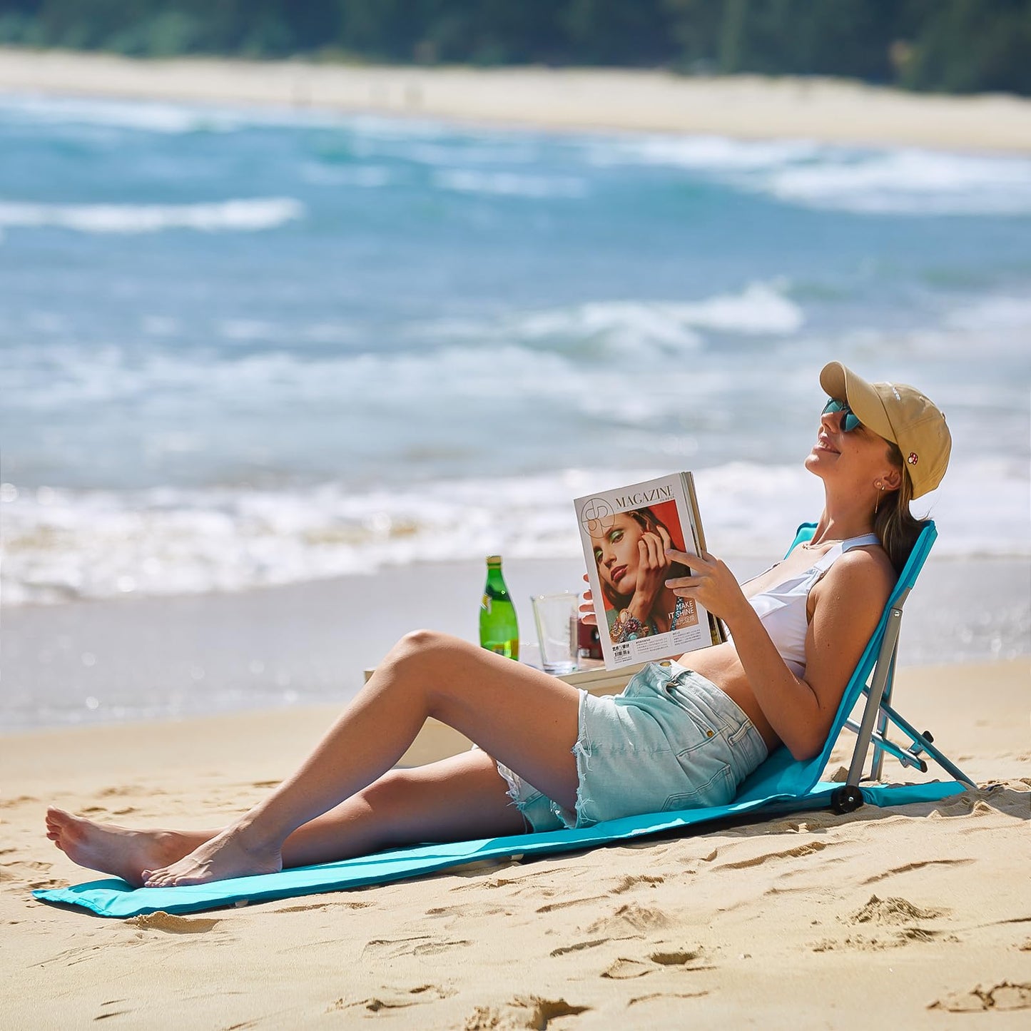 WEJOY Beach Floor Lounge Chair Mat