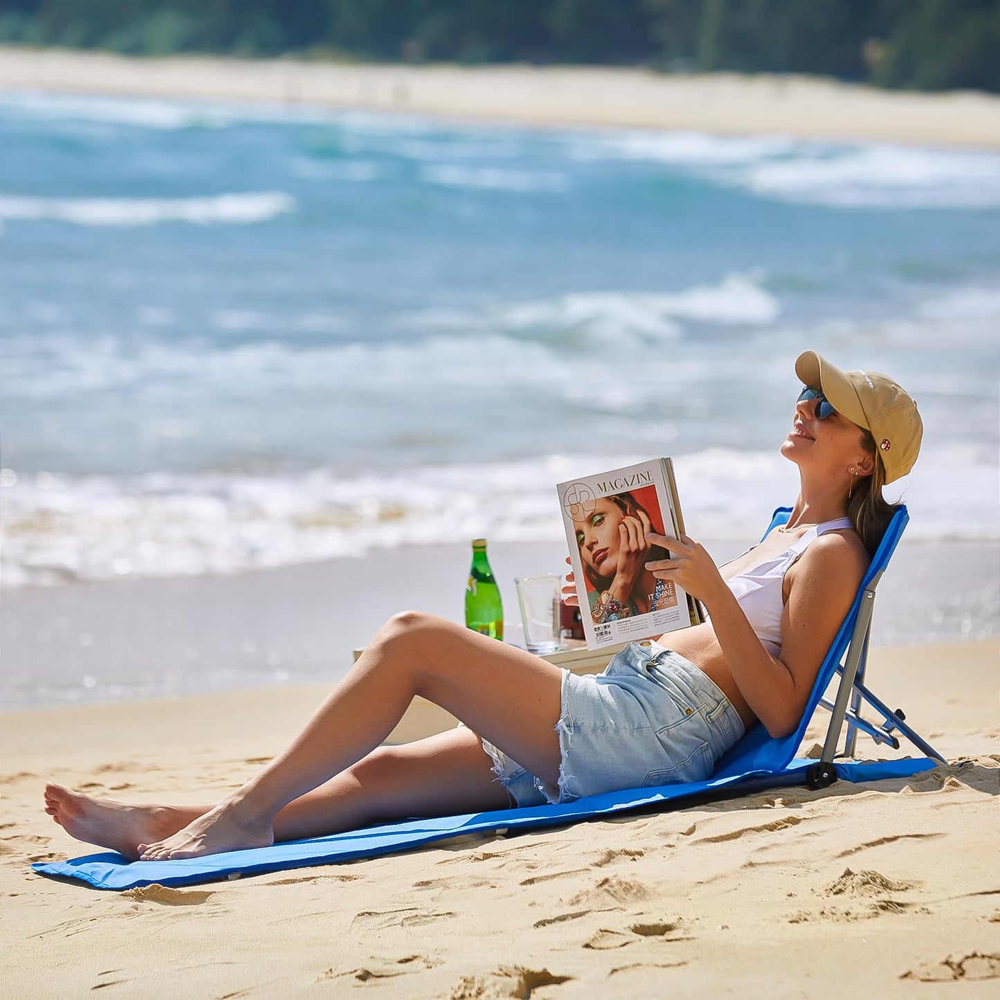 WEJOY Beach Floor Lounge Chair Mat