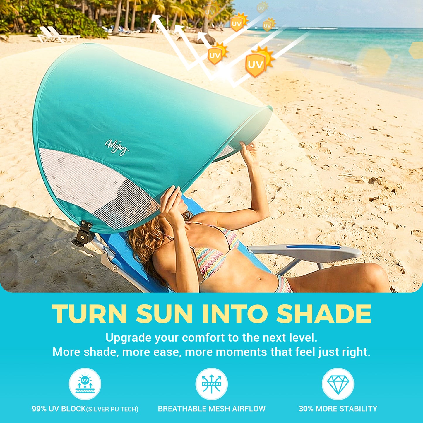 WEJOY Adjustable Canopy Sun Shade Accessory