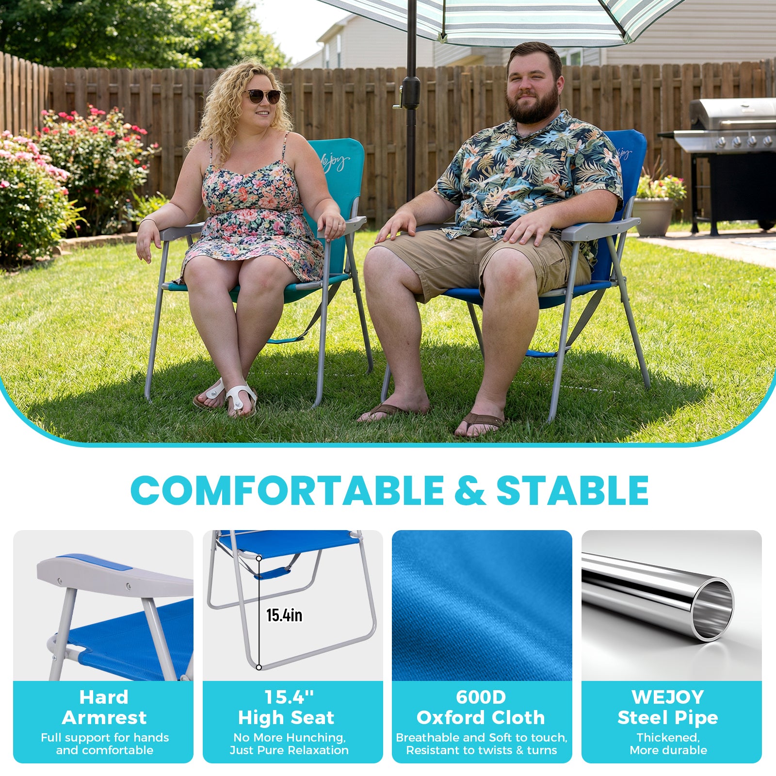 WEJOY AQUAL B10 XL Oversized Folding Beach Chair – WejoyOutdoor