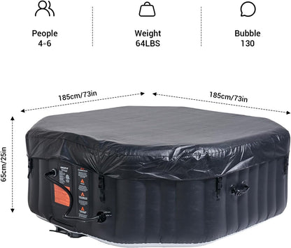 WEJOY SAUNA BUCKET Portable Outdoor Inflatable Hot Tub