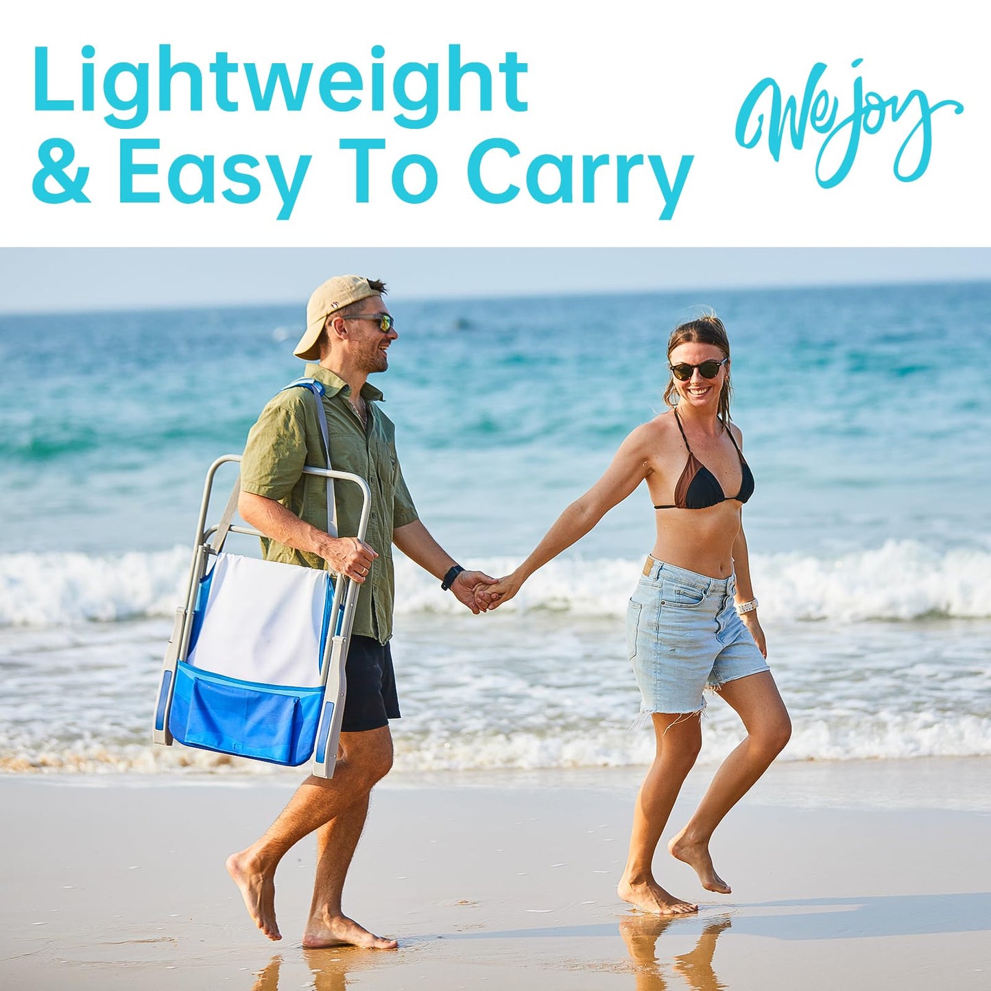 WEJOY Tall Beach Chair Tall Beach Chair ¡¸2024 New Color¡¹