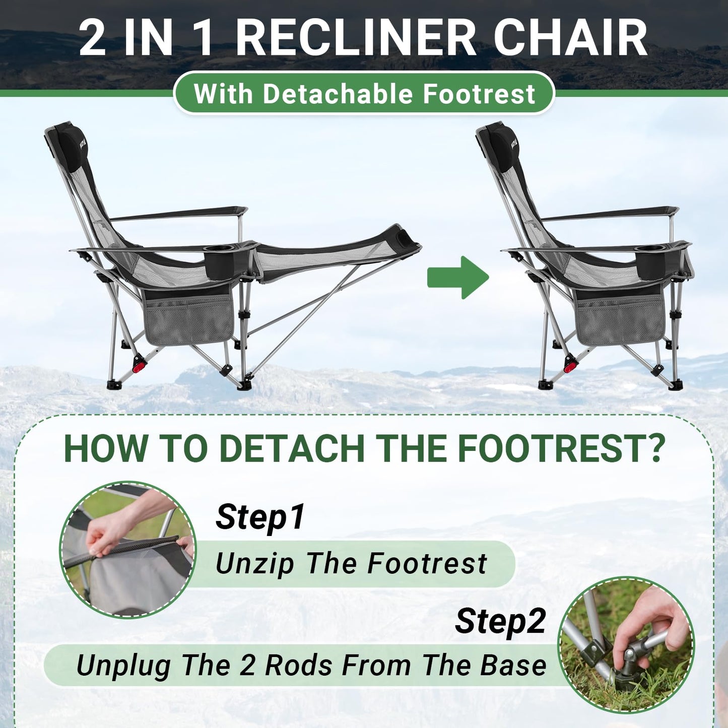 WEJOY Sunshade Lounge Chair