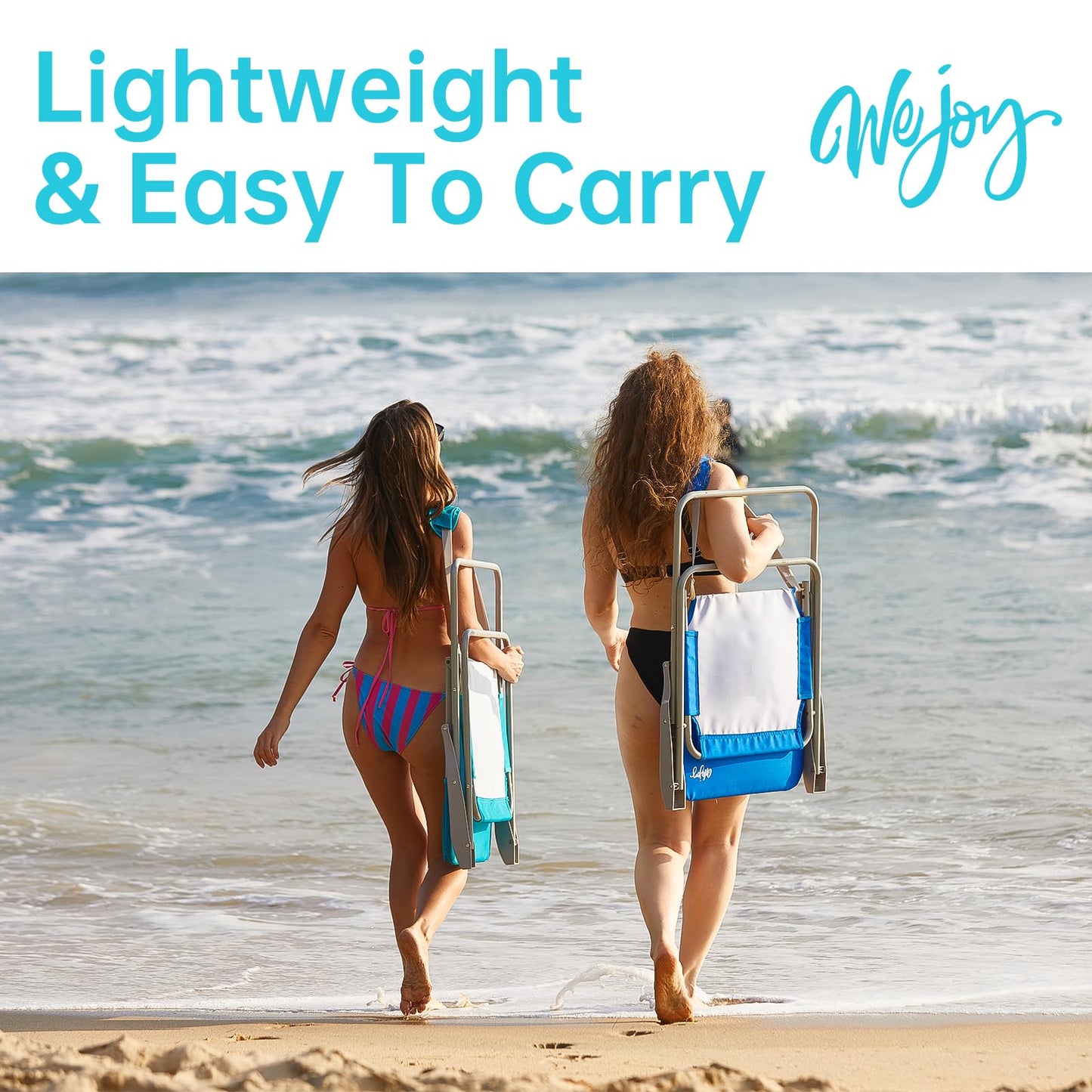 WEJOY Tall Beach Chair Tall Beach Chair ¡¸2024 New Color¡¹