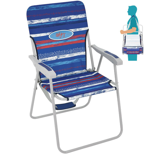 WEJOY Portable Folding High Back Lawn Beach Chair