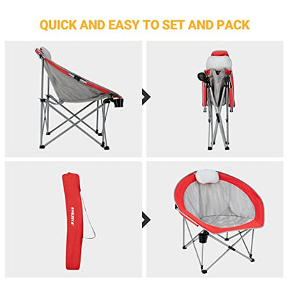 WEJOY Indoor And Outdoor Breathable Moon Chair