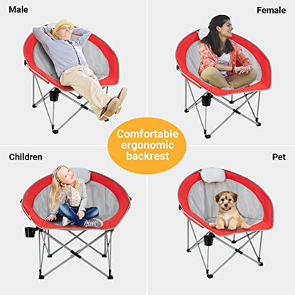 WEJOY Indoor And Outdoor Breathable Moon Chair