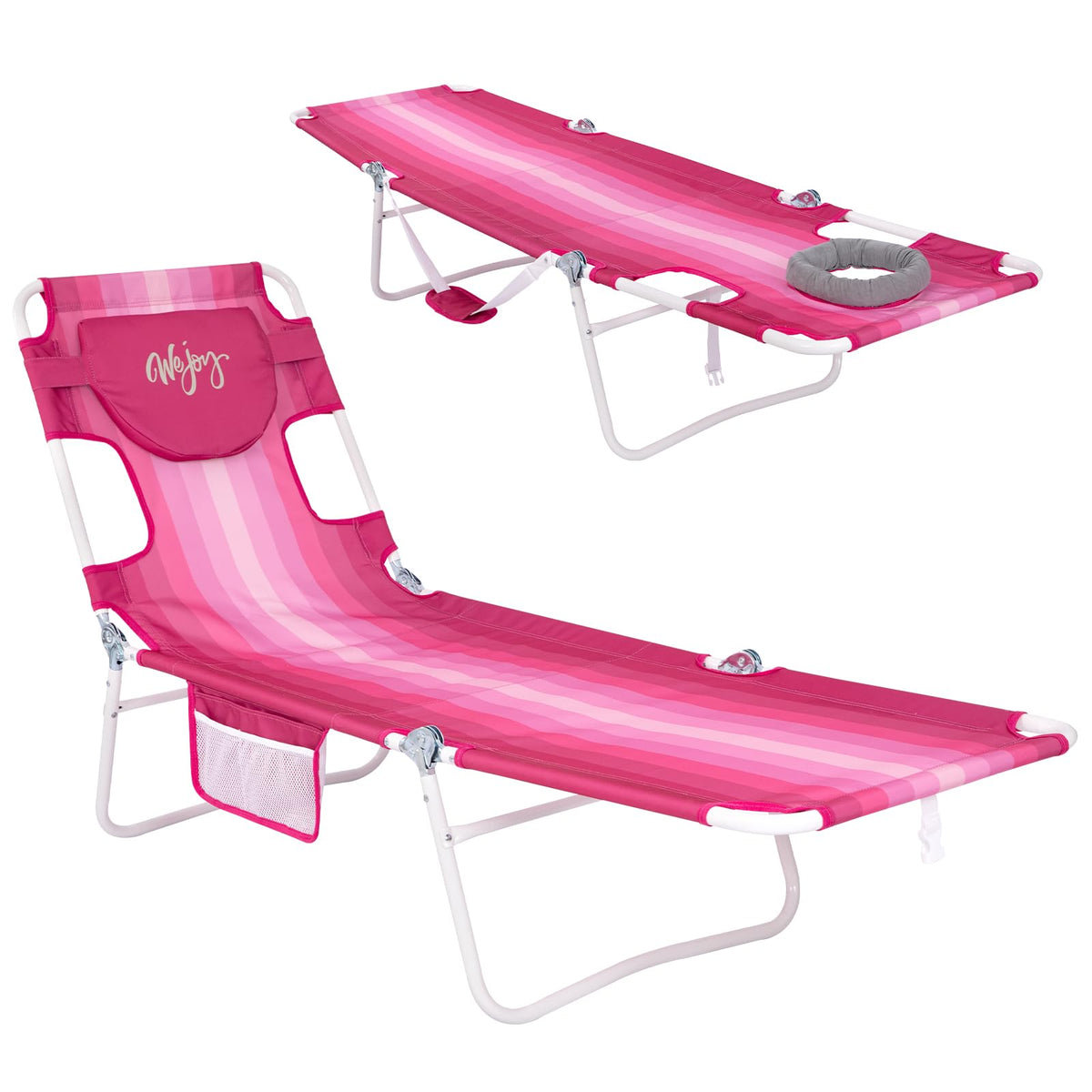 WEJOY Premium 5-Position Adjustable Chaise Lounge