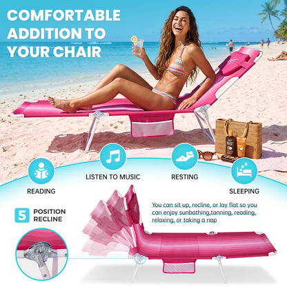 WEJOY Premium 5-Position Adjustable Chaise Lounge