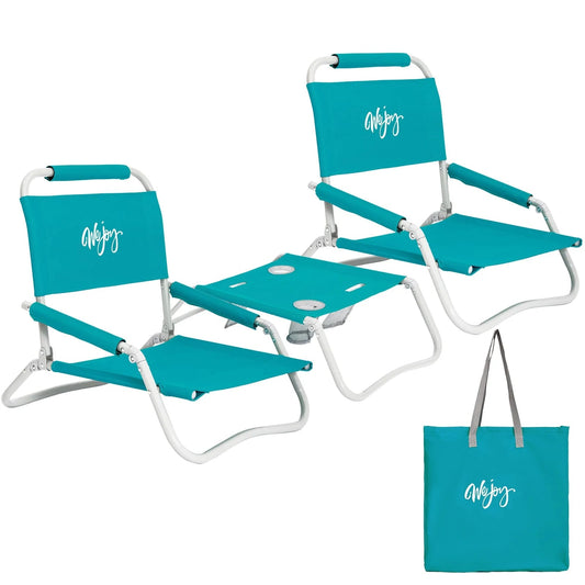 WEJOY Fully Folding Table and Chair Set