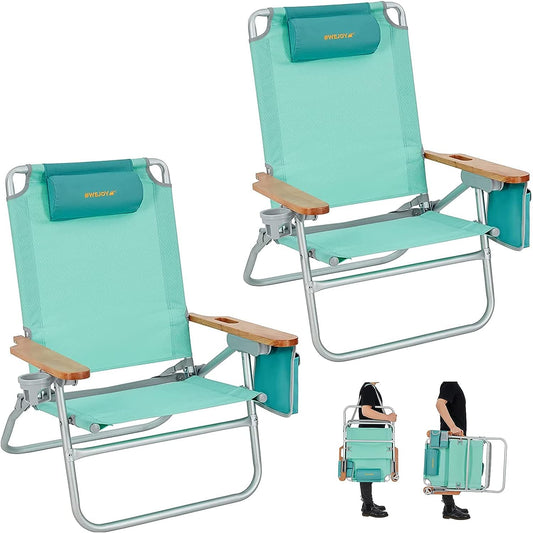 WEJOY Lightweight Portable Folding Beach Chair