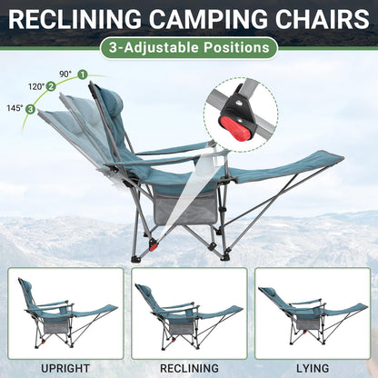 WEJOY Lightweight Foldable Stretch Lounge Chair