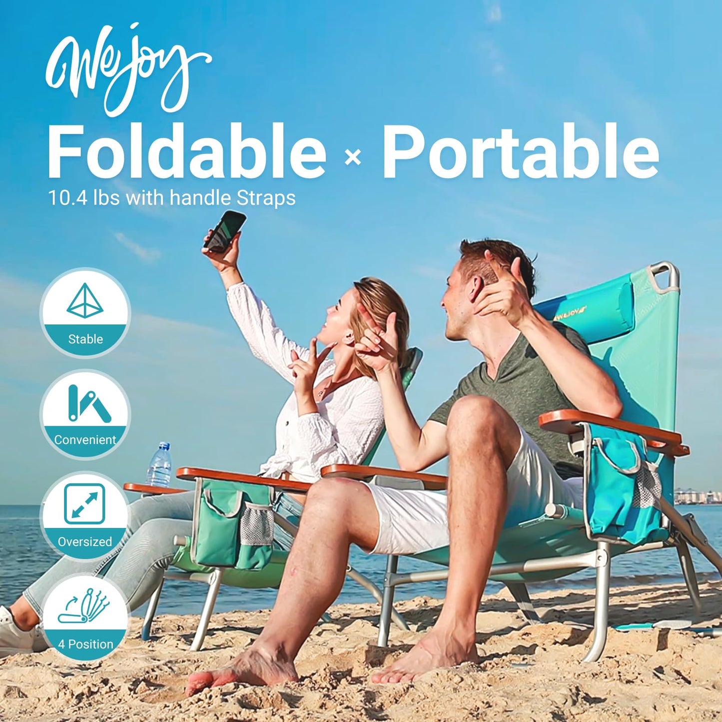 WEJOY Beach Chair L