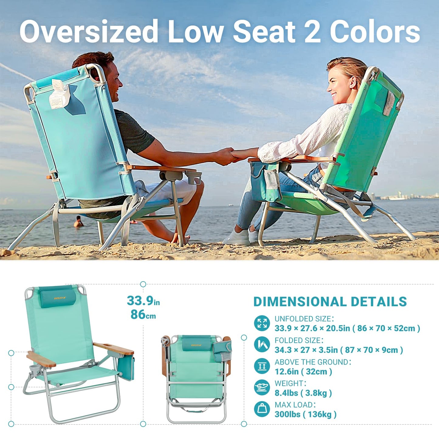 WEJOY Beach Chair L