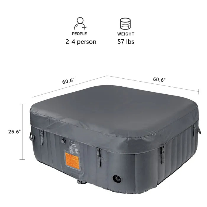 WEJOY Portable Hot Tub with 130 Bubble Jets