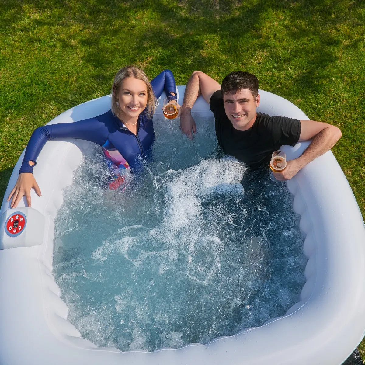 WEJOY Portable Hot Tub with 130 Bubble Jets